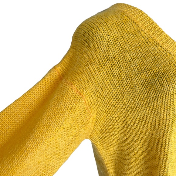 C’EST CITY MOHAIR & ACRYLIC V-NECK SWEATER TUNIC LENGTH NEW TAGS MEDIUM VINTAGE - Picture 6 of 10